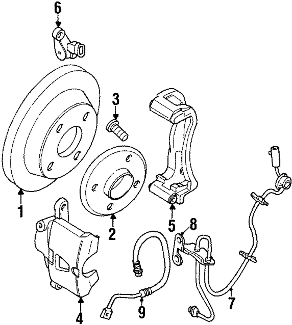 Caliper Asm Frt - GM (21010541)