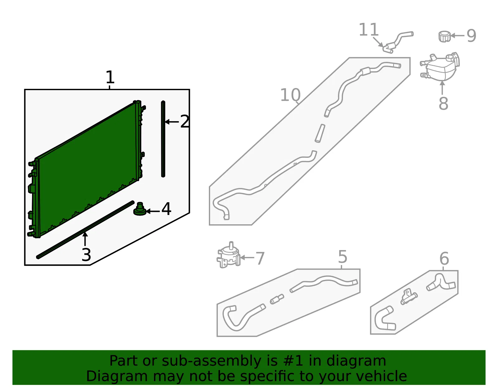 Radiator - Nissan (21410-6RR0B) - view 2