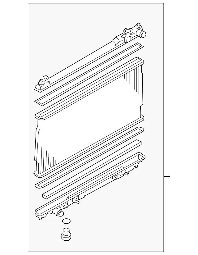 Value Advantage™ RADIATOR ASSEMBLY - Nissan (B1D60-CD01JNW) - view 3
