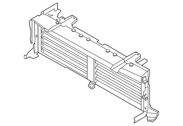 Radiator Shutter Assembly - Nissan (B1421-1A51A)