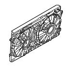 Engine Cooling Fan Assembly - Nissan (21481-7JA0A) - view 3
