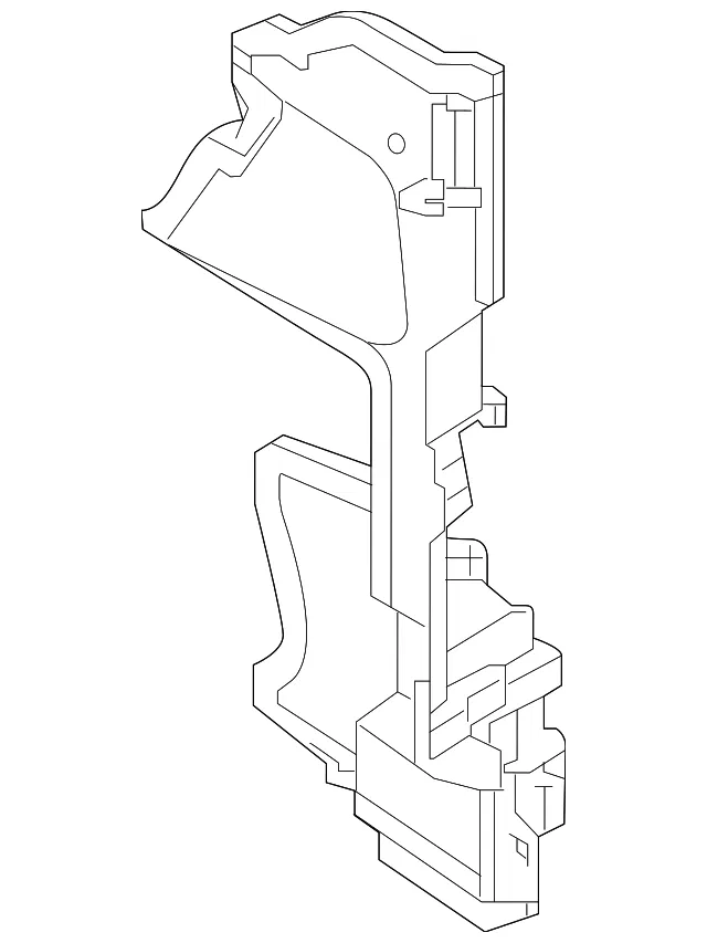 Air Guide-Radiator Side Right-hand - Nissan (21558-9HF1A)