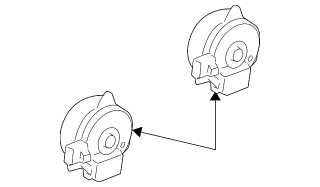 Engine Cooling Fan Motor - GM (21999770) - view 2