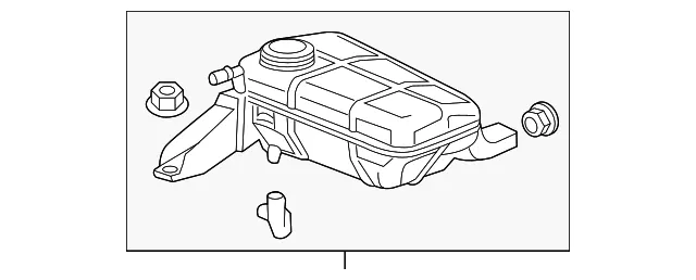 Radiator Surge Tank - GM (22786835) - view 18