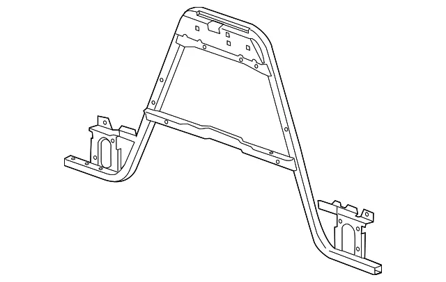 Front End Sheet Metal Radiator Opening Brace - GM (22825906) - view 3