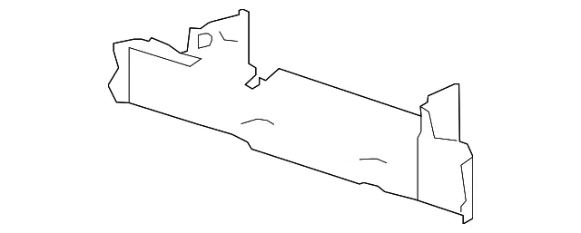 Radiator Air Inlet Duct - GM (92233109) - view 2