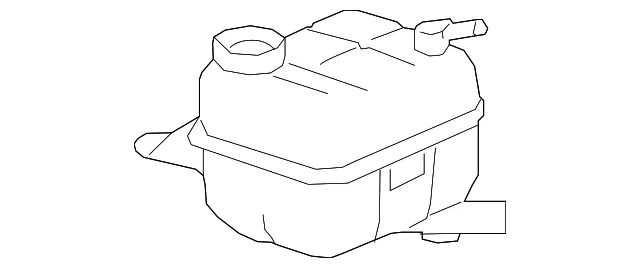 Radiator Surge Tank - GM (22885796) - view 4