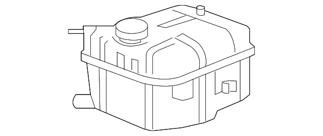 Radiator Surge Tank - GM (22950436) - view 3