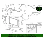 Radiator Surge Tank - GM (22950436) - view 7