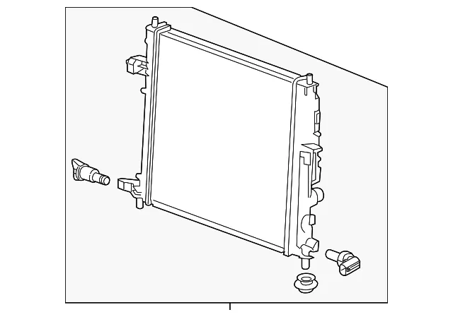 Radiator - GM (23452328) - view 6