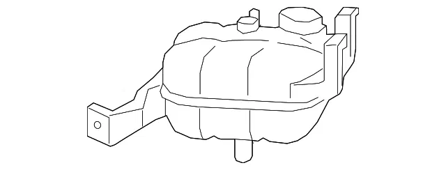 Radiator Surge Tank - GM (22970513) - view 3