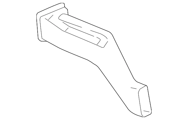 Auxiliary Air Conditioning Air Outlet Duct - GM (23104085) - view 2