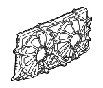 Engine Cooling Fan Rear Shroud - GM (23123635) - view 6