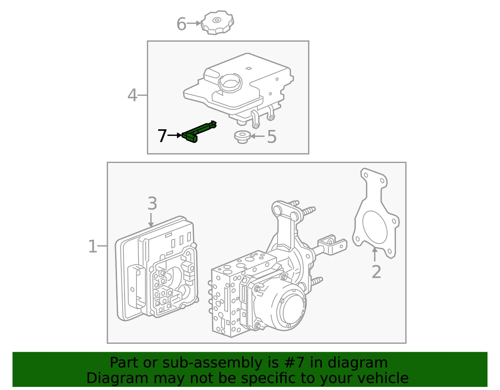 Brake Fluid Level Sensor - ACDelco (23139898) - view 5