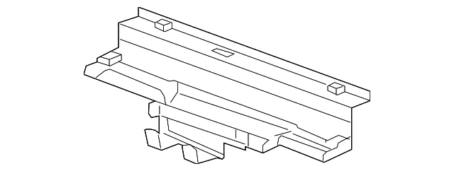 Upper Radiator Air Seal - GM (23164440) - view 4