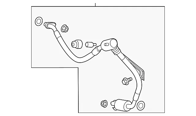 A/C Compressor Hose - ACDelco (84459872)