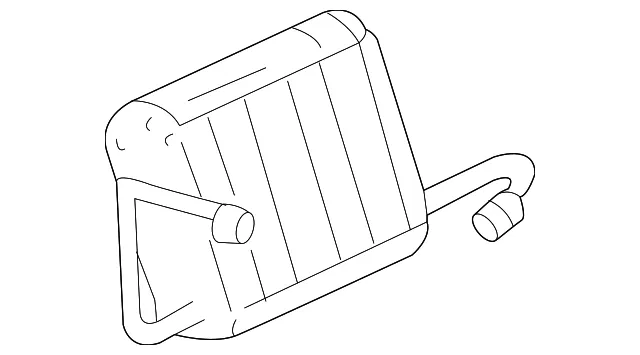 Air Conditioning Evaporator Core - GM (23197714) - view 4