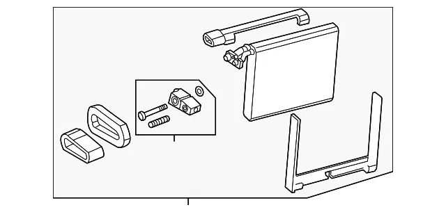 Air Conditioning Evaporator Core - GM (23281450) - view 4