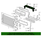 Upper Radiator Air Baffle - GM (23331066) - view 5