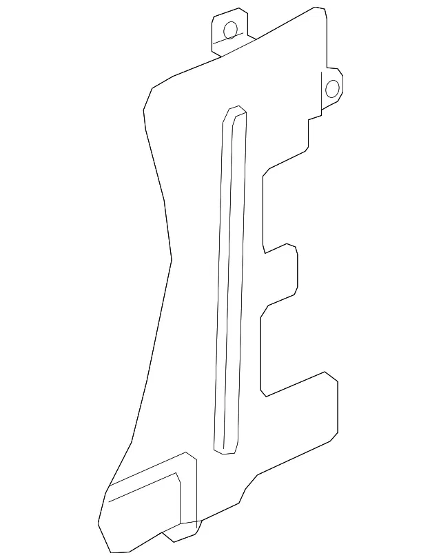 Engine Cooling Fan Heat Shield - GM (23336321) - view 2