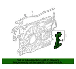 Engine Cooling Fan Heat Shield - GM (23336321) - view 5
