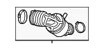 Air Cleaner Outlet Duct - GM (23344071) - view 4