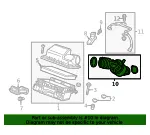 Air Cleaner Outlet Duct - GM (23344071) - view 5