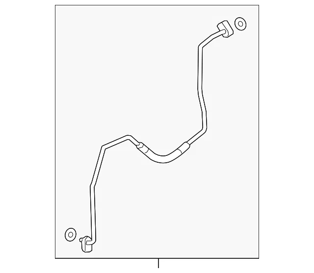 Air Conditioning Condensor and Evaporator Hose - GM (23358958) - view 3
