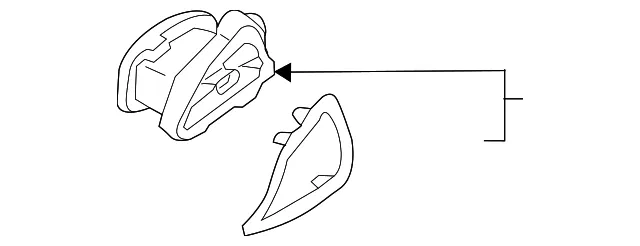 Air Vent - Passenger Side (RH) - GM (23363068) - view 2