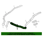 Auxiliary Air Conditioning Air Outlet Center Duct - GM (23366315) - view 5