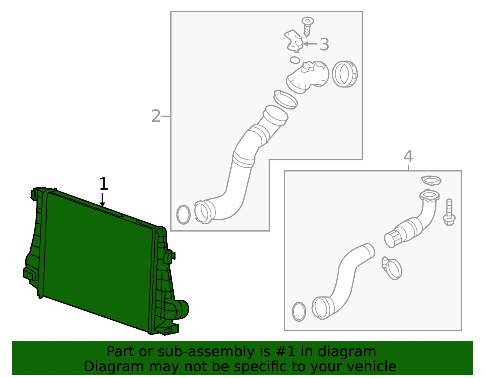 Intercooler Radiator - GM (23385892) - view 3