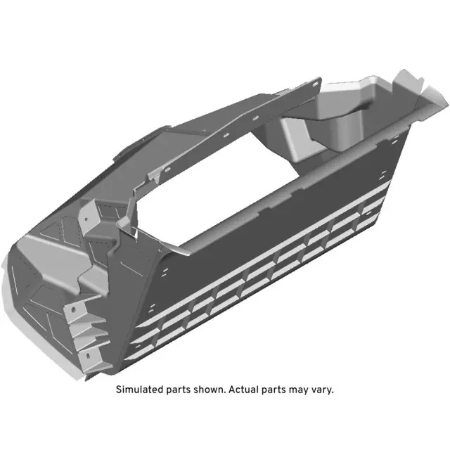 Radiator Air Front Lower Baffle - GM (23390815) - view 2