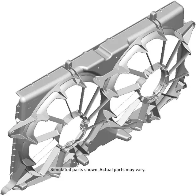 Engine Cooling Fan Rear Shroud - GM (23390829)