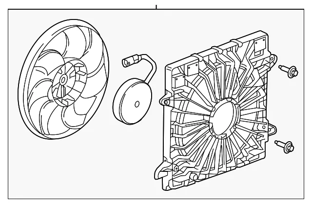 Cooling Fan Motor - ACDelco (86578078)