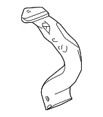 Auxiliary Air Conditioning Air Lower Duct - GM (23447368) - view 4