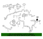 Heater Outlet Hose Bolt - GM (23462397) - view 5