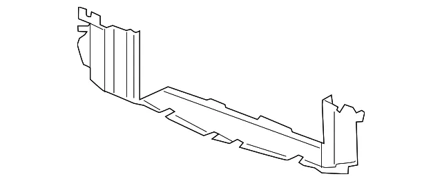 Lower Radiator Air Baffle - GM (23493655) - view 2