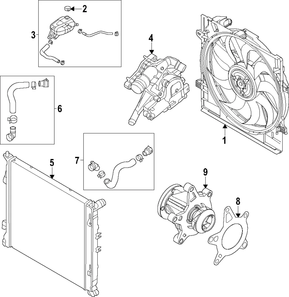 Radiator - Kia (25310-CW700)
