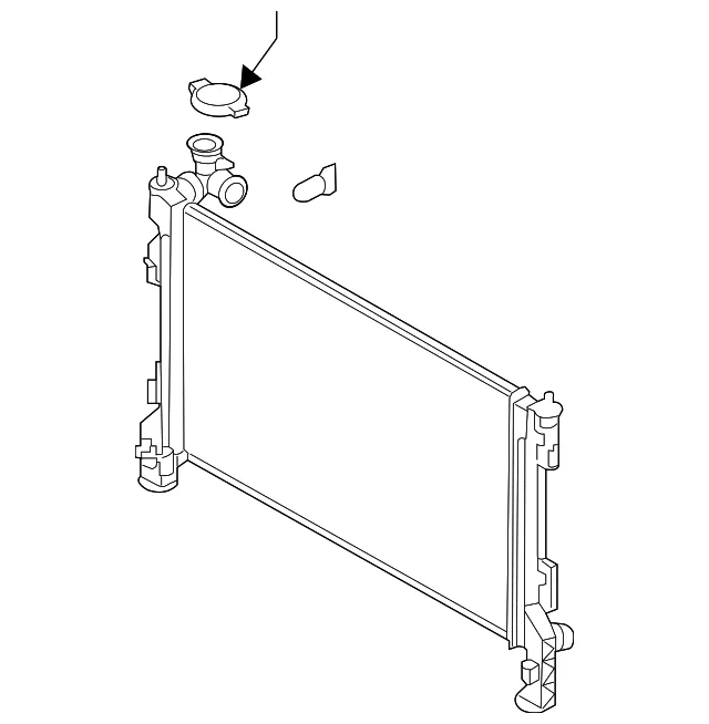 Radiator - Kia (25310-E6100)