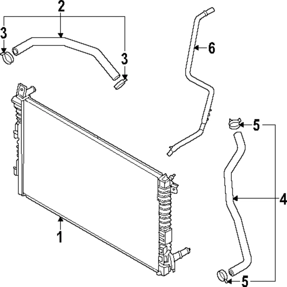 Auxiliary Radiator - Kia (253L0-J5550)