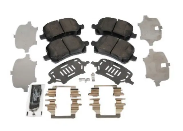 Front Disc Brake Pad Set with Clips, Shims and Lubricant - GM (25809846)