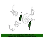 Front Disc Brake Pad Set with Clips, Shims and Lubricant - GM (25809846) - view 6