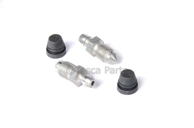 Front Disc Brake Caliper Bleeder Valve Kit with Bleeder Valves and Caps - GM (25900782)
