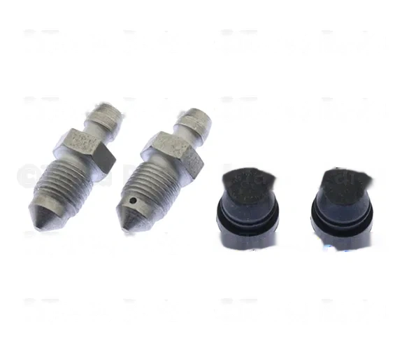 Front Disc Brake Caliper Bleeder Valve Kit with Bleeder Valves and Caps - GM (25900782) - view 2