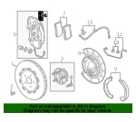 Front Disc Brake Caliper Bleeder Valve Kit with Bleeder Valves and Caps - GM (25900782) - view 8