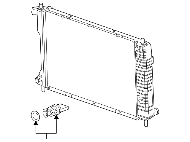 Radiator - GM (25952758) - view 2
