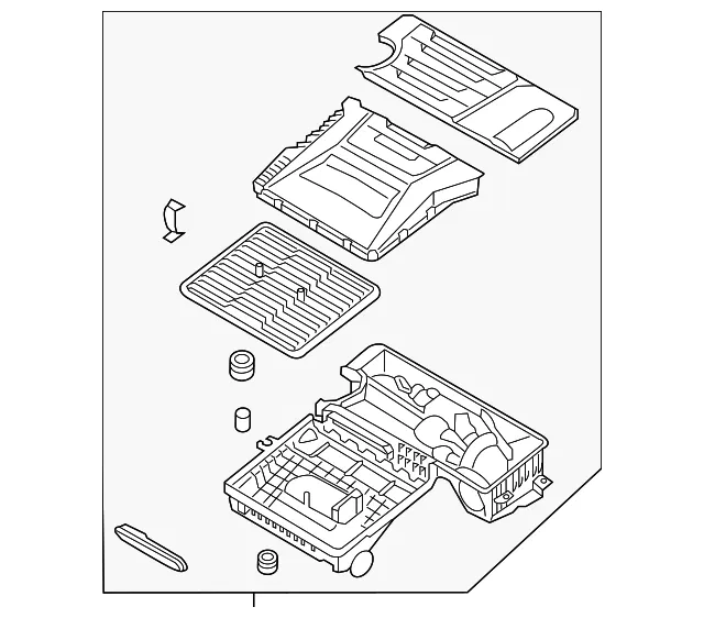 Air Cleaner Assembly - Kia (28110-G2200)