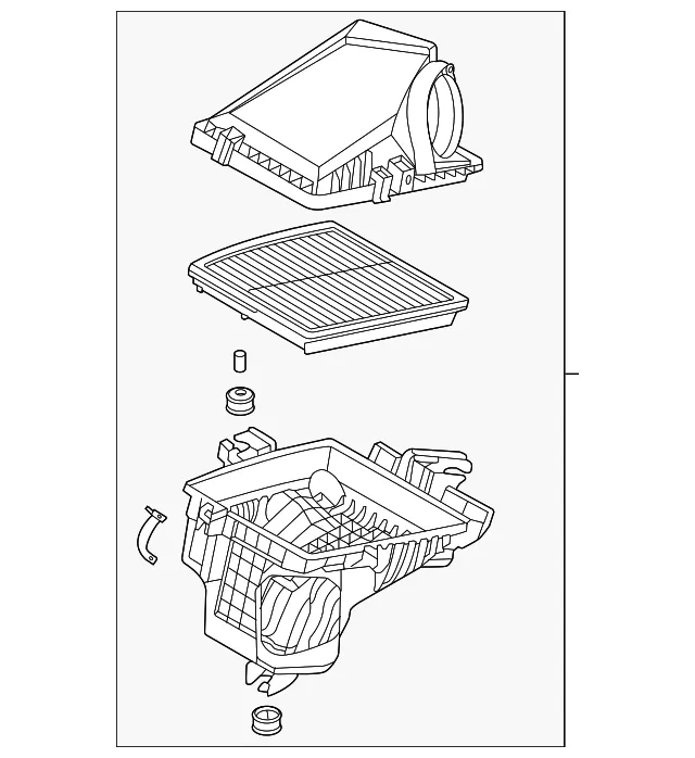 Air Cleaner Assembly - Kia (28110-P4410)