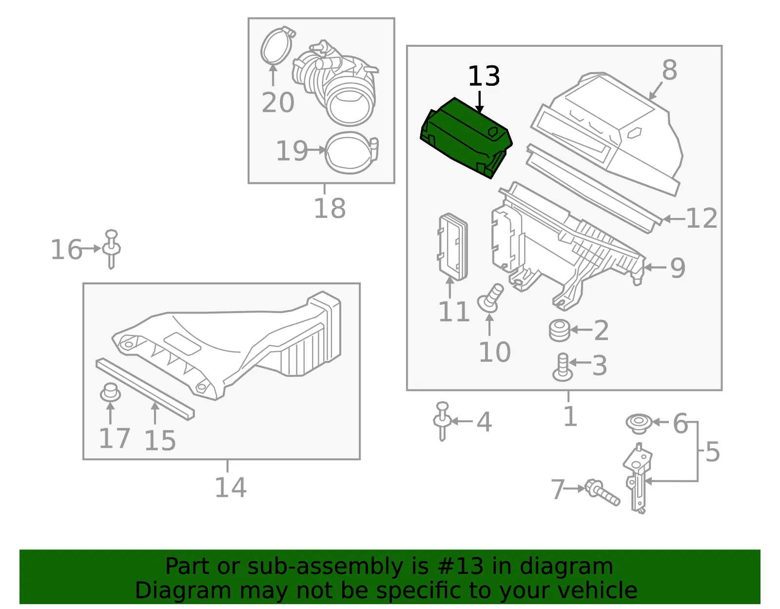 Filter Cover - Kia (28115-C1500) - view 2