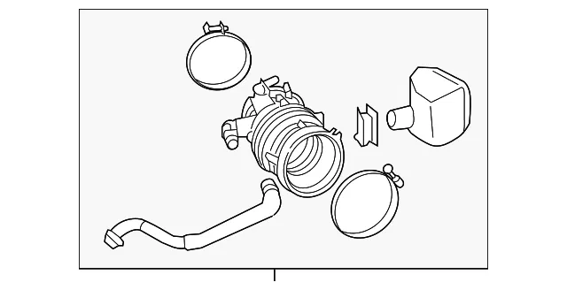 Intake Duct - Kia (28210-F6510)